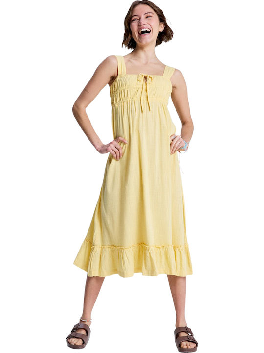 Summer Midi Dress Golden Haze