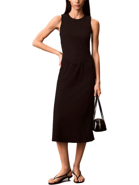 Summer Midi Dress Black