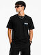 T-shirt Μαύρο