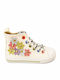 Kids High Ecru Sneakers