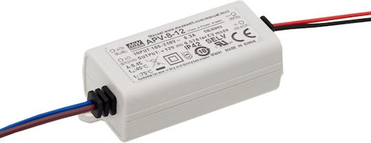 Mean Well Τροφοδοτικό 8w 12v Apv-8-12