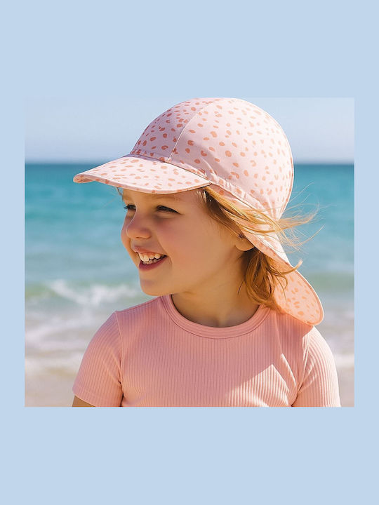 Swim Essentials Kids' Fabric Sunscreen Hat Pink
