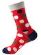 Noxxiez Noxxiez Socken Mit Muster Rot