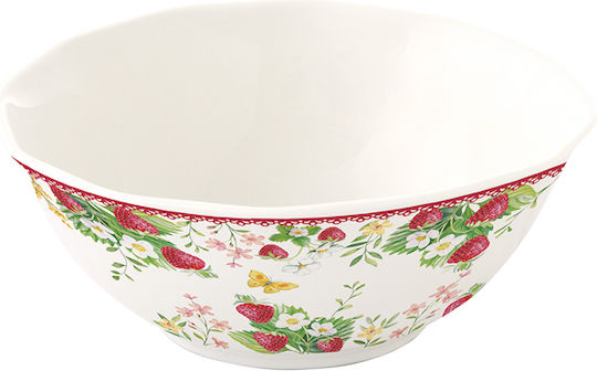 Easy-Life Jardin Des Fraises Μπωλ Σερβιρίσματος Στρογγυλό από Πορσελάνη με Διάμετρο 20εκ.