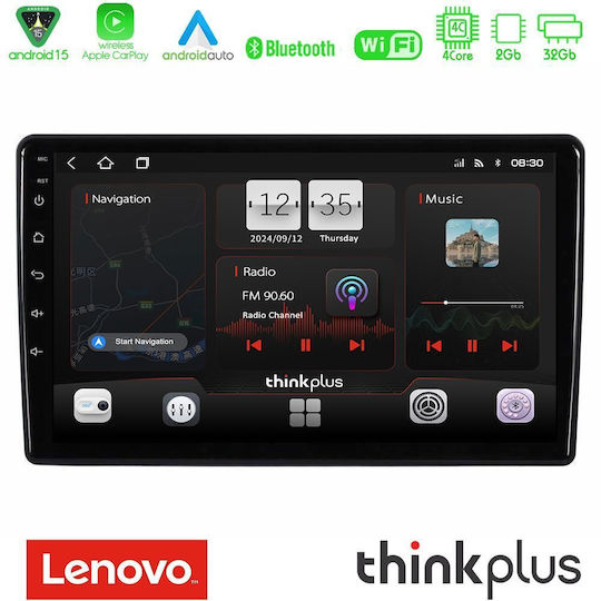 Lenovo Car Audio System for Opel Combo / Vectra / Meriva / Vivaro / Agila Renault Trafic Nissan Primastar (Bluetooth/USB/AUX/WiFi/GPS/Apple CarPlay/Android Auto) with 10" Touch Screen