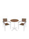 Outdoor Dining Set Rarotonga 3 Pieces Artelibre