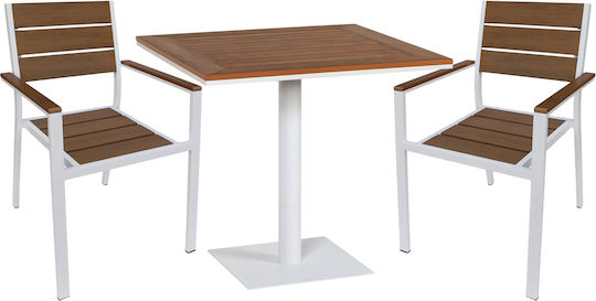 Outdoor Dining Set Namibia 3 Pieces Artelibre
