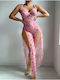 Summer Women's Nightgown Pink
