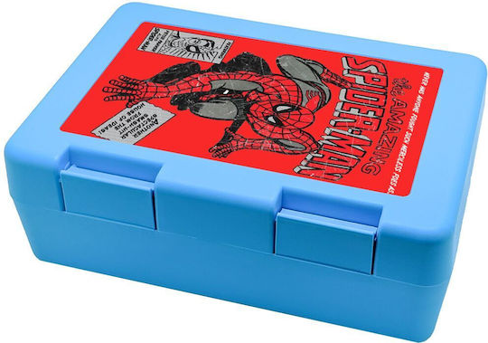 Koupakoupa Spiderman The Amazing Plastic Kids Food Container Spiderman 18.5 x 12.8 x 6.5cm