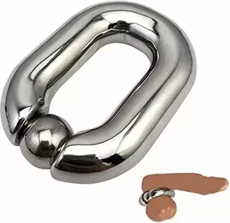 Penis Ring Selgurfos 9051282 8865-20 Pendant 304 Stainless Steel Ejaculation Delay Large
