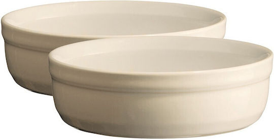 Emile Henry Bakeware Tin For Creme Caramel Ceramic 2 Pieces