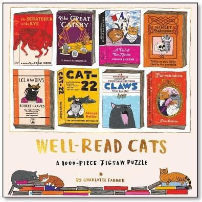 Well-read Cats A 1000-piece Jigsaw Puzzle Reimagining Eight Literary Classics With A Unique Feline Spin