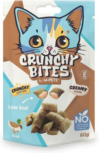 M-pets Crunchy Bites Rață 60gr Răsfățuri Crocante Pentru Pisici