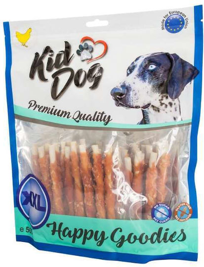 KidDog Hundeleckerlis in Stick für Hunde Glutenfrei mit Huhn Büffel und Fleisch 500g