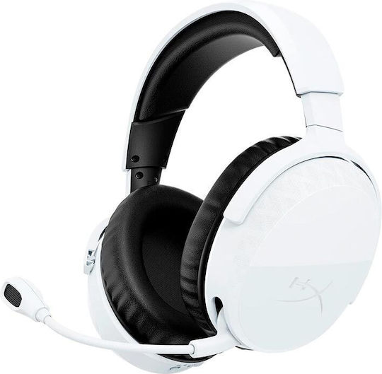 HyperX Cloud Stinger 3 PlayStation Ασύρματο Over Ear Gaming Headset με σύνδεση USB / Bluetooth Λευκό