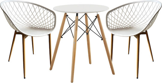 Set Mobila Living Raptor Cu 2 Scaune 60x60cm