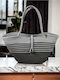 Wicker Grey Beach Bag