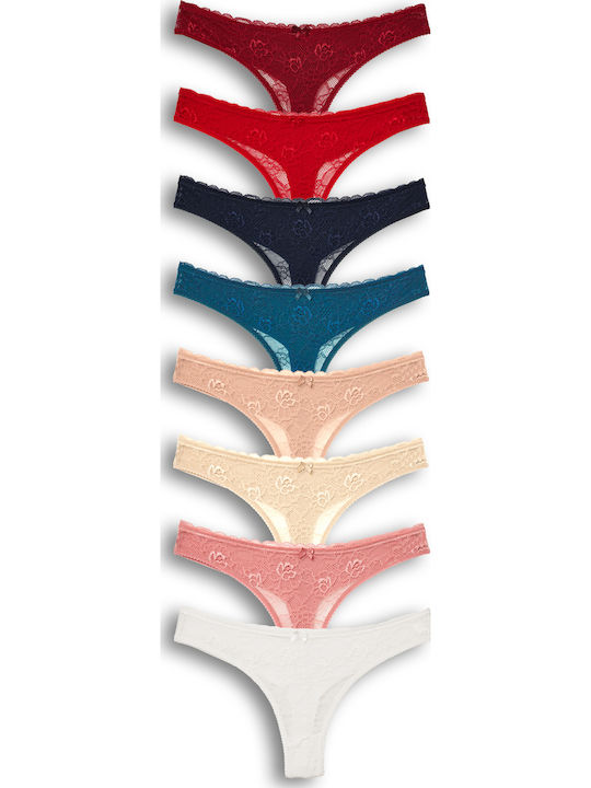 Slip MultiPack χωρίς Ραφές με Δαντέλα Δαντελένιες