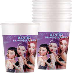 Pahare Hârtie Petrecere K-pop Pachet 8 Bucăți 200ml K-pop 1 Bucată