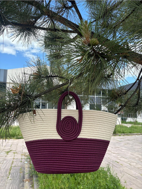 Geantă De Plajă Din Wicker Galbenă