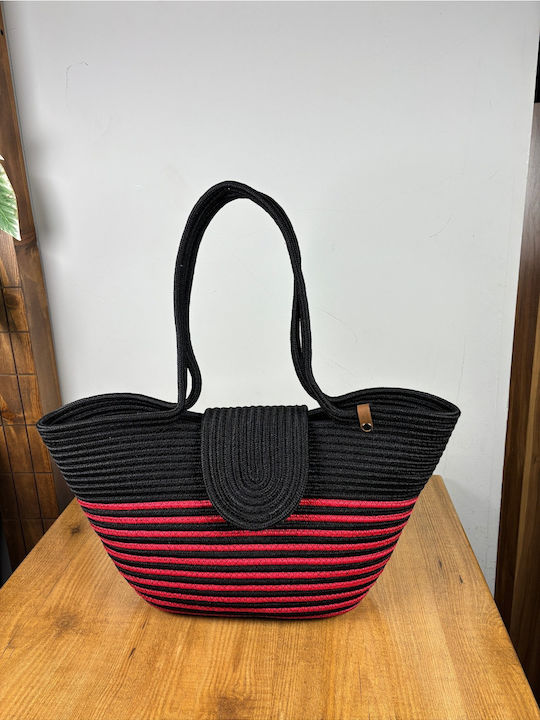 Korbweide Strandtasche Rote