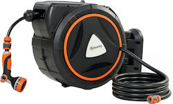 Outsunny Automatic Wall Mounted Hose Reel with 28m Hose Outsunny Automatic Wall Mounted Hose Reel with 28m Hose