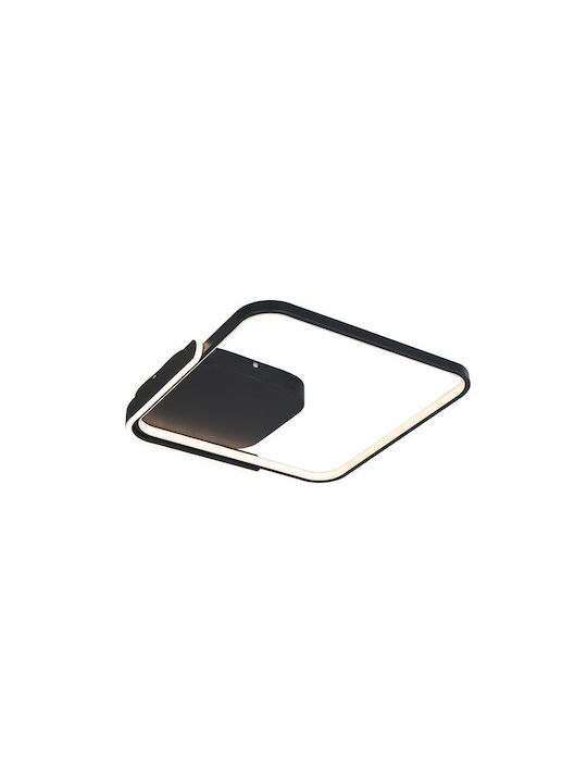 V-TAC Ceiling Mount Light Black with Integrated LED and Remote Control