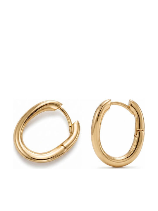 Silver Gold Plated Hoop Earrings Silver Gold Plated Hoop Earrings