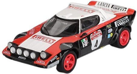 Mașină Model Lancia Stratos HF #4 Câștigător Raliul Sanremo 1978 Scara 1:64 Seria Mini GT MGT01084-L