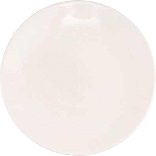 Porland Shallow Serving Plate Made of White Porcelain with Diameter 26cm