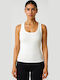 Sleeveless White Women's Undershirt