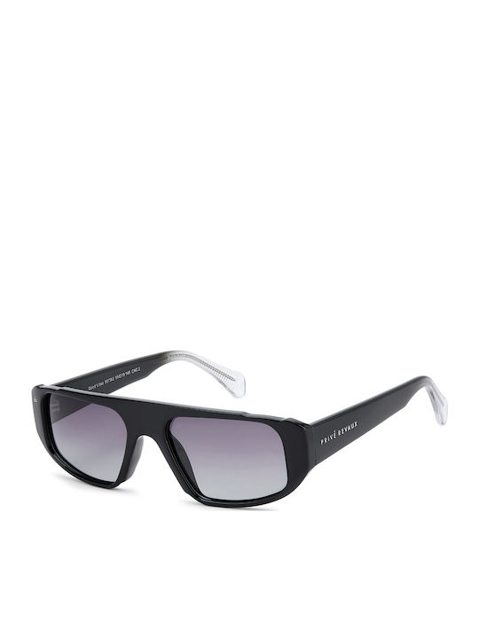 Prive Revaux Unisex Sunglasses with Black Frame and Black Lens