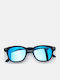 Luigi Men's Sunglasses With Light Blue Frame And Light Blue Lens 4862330