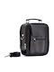 Leather Men's Handbag Black