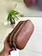 Leather Men's Handbag Tabac Brown