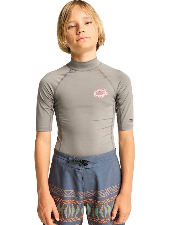 Billabong Kids Swimwear Rashguard Pewter