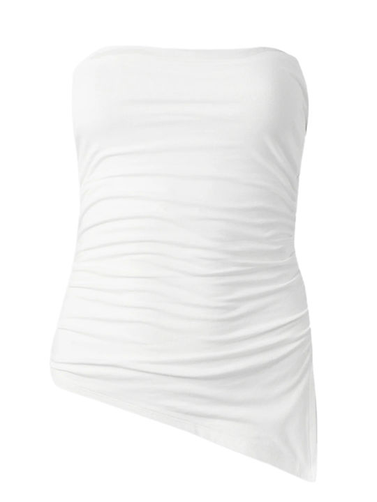 Topshop Women's Crop Top Ivory Cream