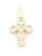 Women's Gold Cross 14K with Chain