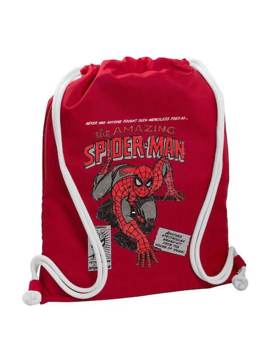 Koupakoupa Spiderman The Amazing Детска Раница Червена 48x40см