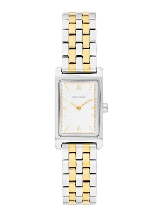 Calvin Klein Light Damenuhr 16mm Batterie mit Rose Gold Rostfreiem Stahlarmband