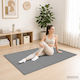 vidaXL Gymnastikmatten Puzzle Gymnastikmatten Grau 60x60cm 24 Stück
