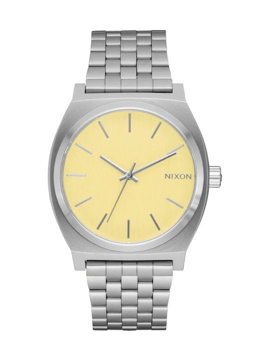 Nixon Time Teller Ανδρικό Ρολόι Μπαταρίας με Ασ...