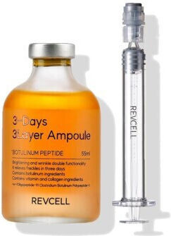 Revcell 3-Days 3-Layer Ampoule Ενυδατικό Ampoule Serum Προσώπου με Νιασιναμίδη & Κολλαγόνο για Λάμψη & Σύσφιξη 55ml
