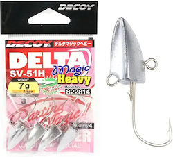 Μολυβοκεφαλή Decoy Sv-51h Delta Magic Heavy 5gr #4 Μολυβοκεφαλή Decoy Sv-51h Delta Magic Heavy 5gr #4