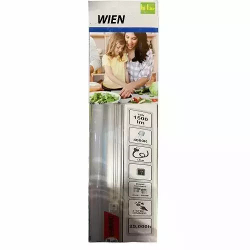 LED Лампа За Под Шкаф Hi Lite Wien 3651809 Димируема 3-степенно Затъмняване 89см 1500 Лм 14w Енергиен A+ 4000k Бял Превключвател