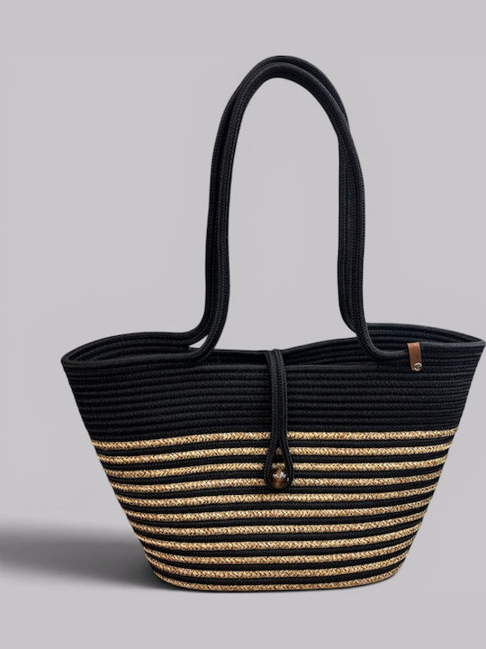 Wicker Multicolour Beach Bag
