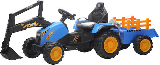Παιδικό Τρακτέρ Ηλεκτροκίνητο με Καρότσα 12 Volt Μπλε για 5+ Ετών