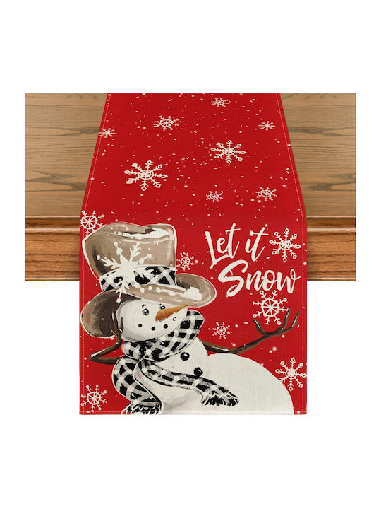 Artoid Mode Snowman Christmas Table Runner