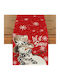 Artoid Mode Weihnachtliches Tischtuch Stoff Läufer Schneemänner 140x40cm