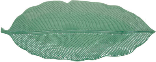 Easylife Leaves Light Green Πορσελάνης Πράσινη 39x16εκ. 2050LELG